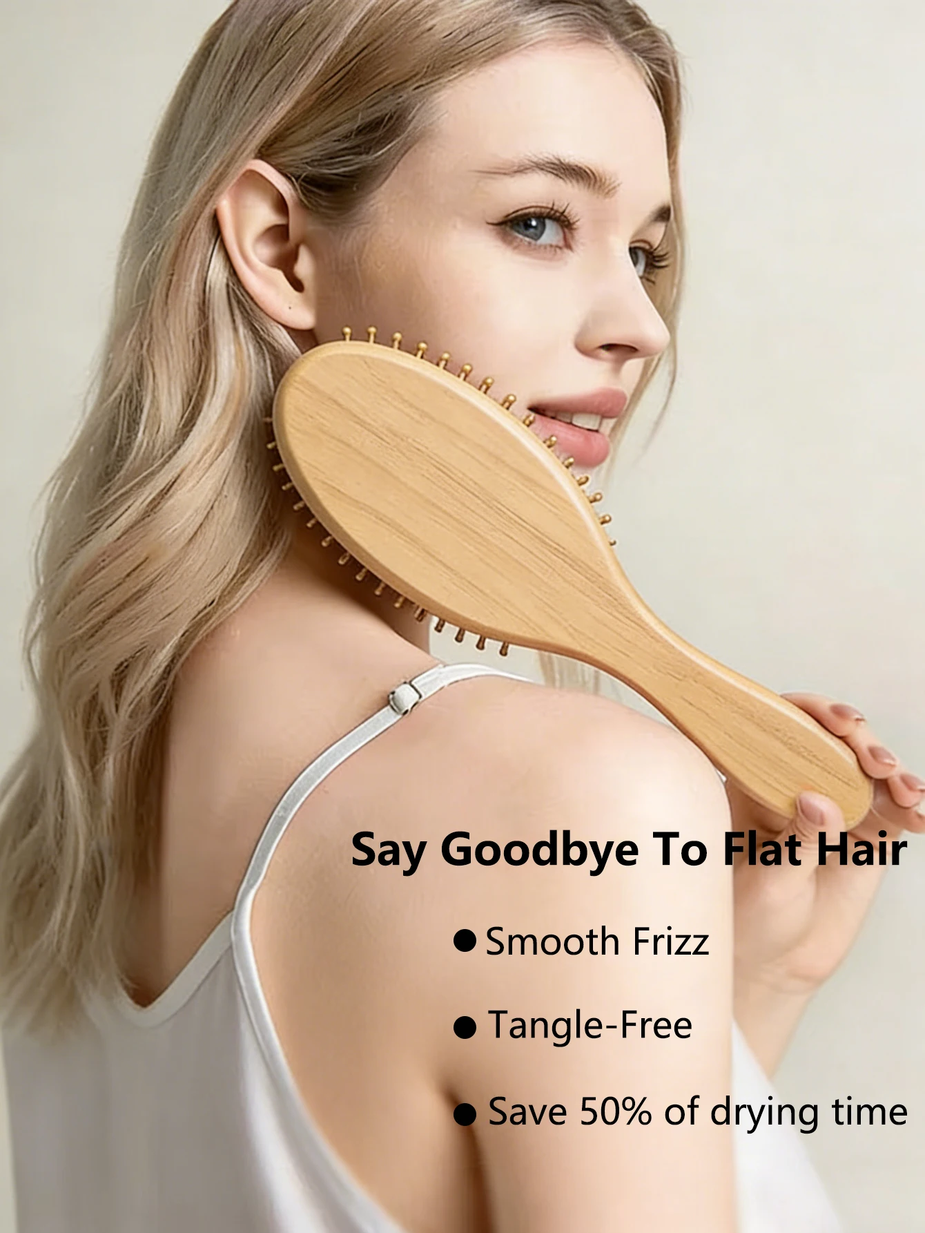 

New Wooden Bamboo Hair Brush Air Massage Comb Anti-static Scalp Combs Airbag Hairdressing Healthy Reduce Hair Loss Styli