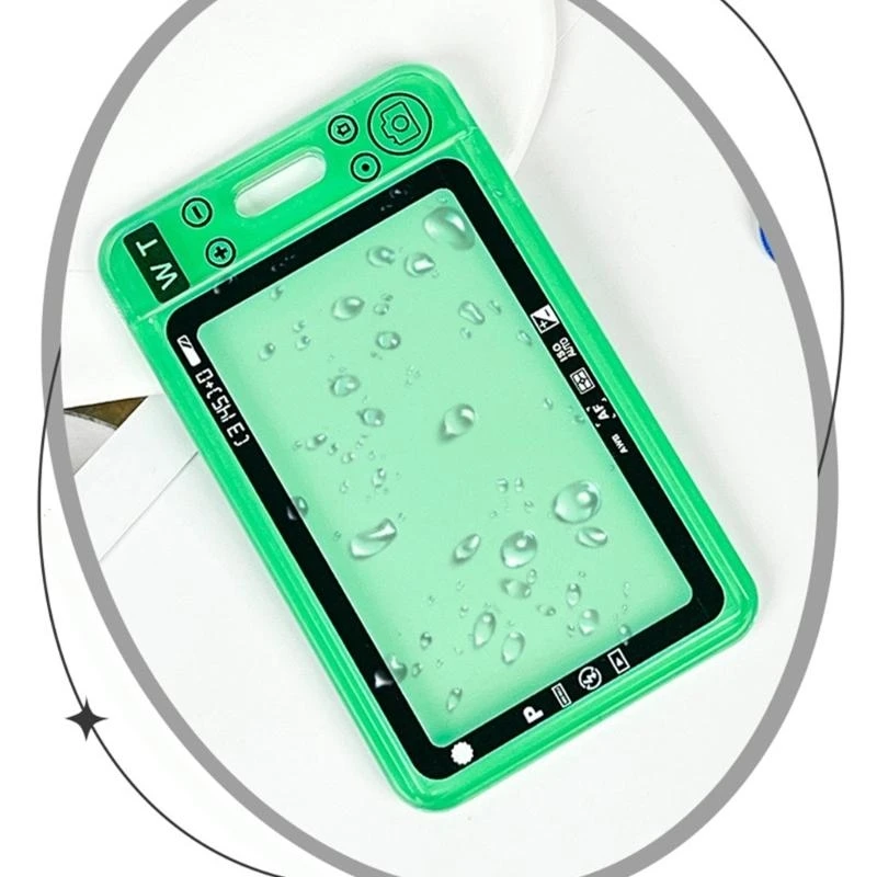 83CE  Photocard Holder Photo Card Holder Bus Card Protective Sleeve Water Resistant Card Case Hold 1-2 Cards for Student Kid