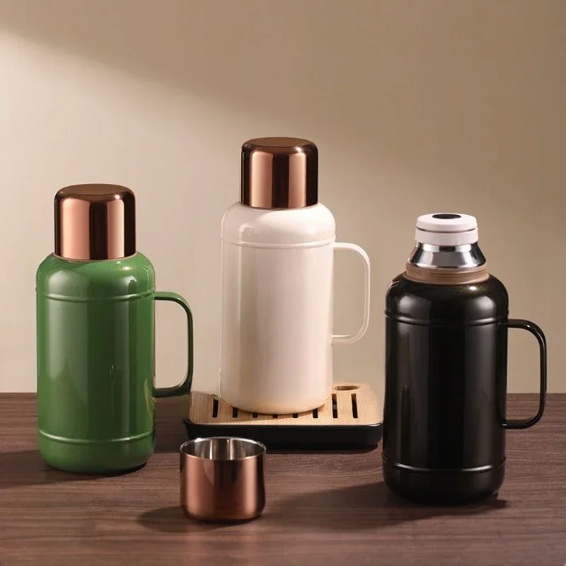 Stewed teacup, thermos cup for men and women, large-capacity tea , outdoor water cup, stewed outdoor kettle