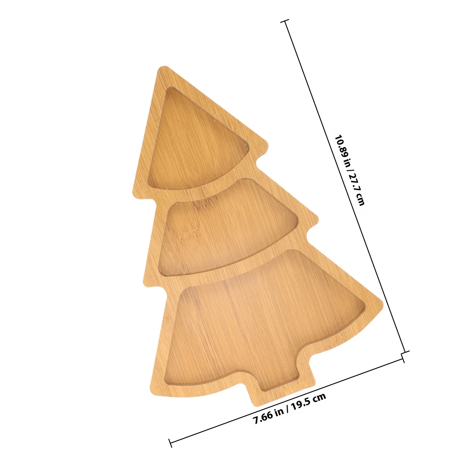 صديقة للبيئة خشبية شجرة عيد الميلاد على شكل طبق تقديم للوجبات الخفيفة الحلوى المكسرات المقبلات طبق عيد الميلاد عشاء ديكور صينية الحلوى