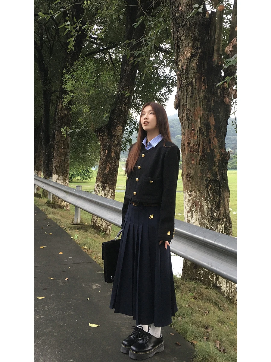 

Bla ort Шерстяная смесь Куртка для женщин Весна Осень Faion Commute Sle Уникальное одинаковое корейское пальто на хлопковой подкладке