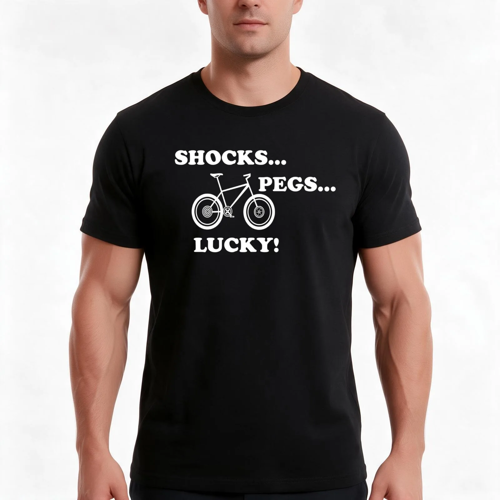 Napoleon Dynamite Quote - Shocks Pegs Lucky! T-Shirt, Summer Casual Cotton Tee, Oversized Streetwear Tops, Vintage Graphic Print