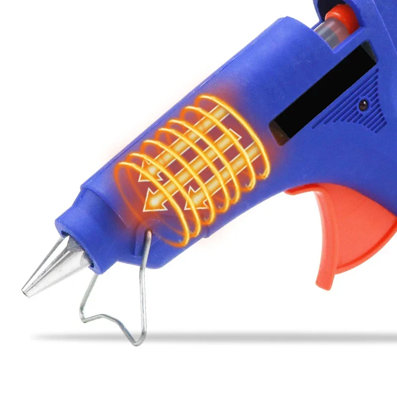20 واط صمغ يسيح بالحرارة بندقية سيارة ارتفاع درجة الحرارة الحرارية أداة كهربائية البنادق الصناعية الصغيرة مع 7x150 مللي متر عصي لصق أداة إصلاح السيارات