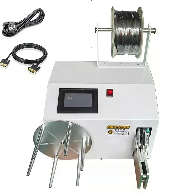 2022 Manual hand ceiling fan cable bobbin automatic coil armature winding binding twist tie machine low price