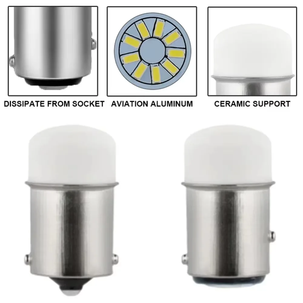 

Universal 1156 Car Turn Light Bright White 3W Car Signal Light LED Bulb Daytime Running Light Car Accessory