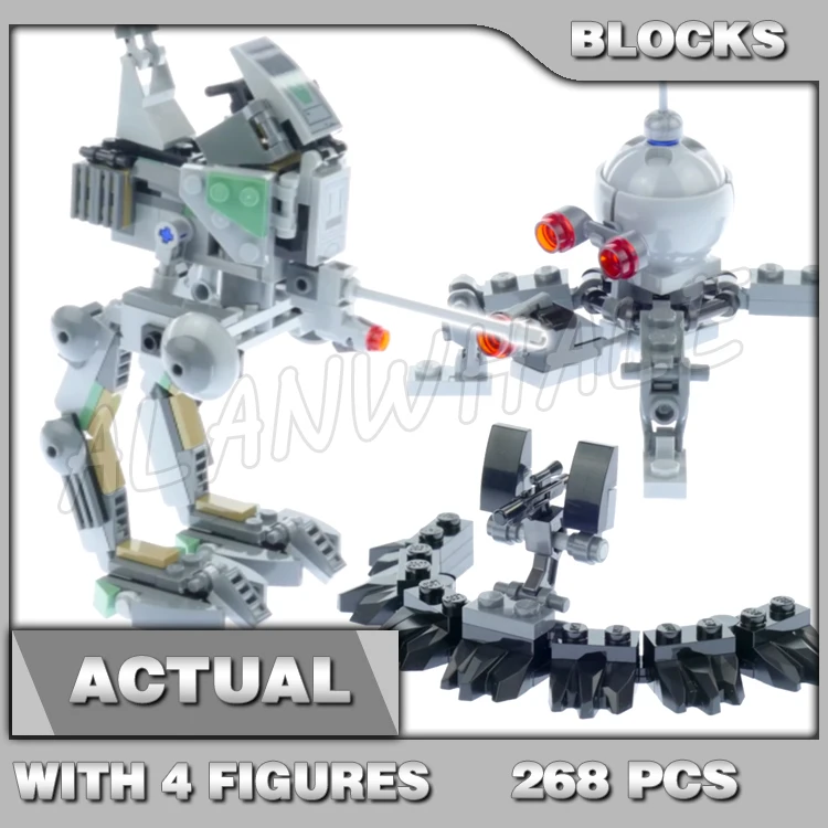 228 elementów Star Plan Ski Speeder kontra First Order Heavy Walker Fighters Dual Pack 11427 Klocki Konstrukcyjne Kompatybilne z Modelami