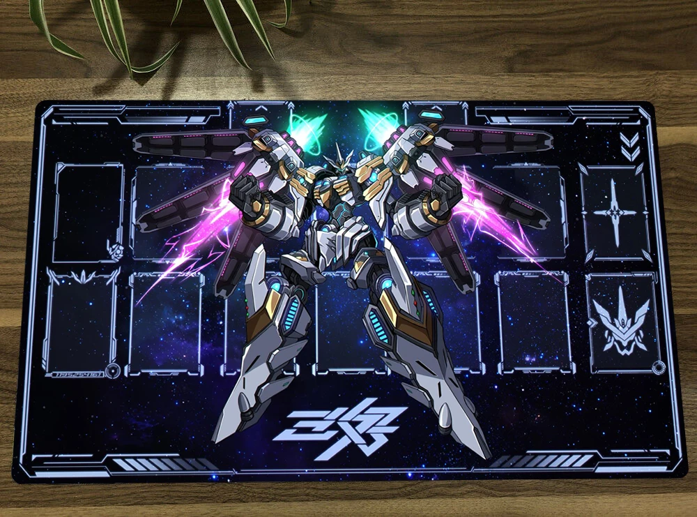 YuGiOh Divine Arsenal AA-ZEUS - Sky Thunder TCG CCG Mat Trading Card Game Mat Table Playmat Desk Gaming Play Mat Mouse Pad