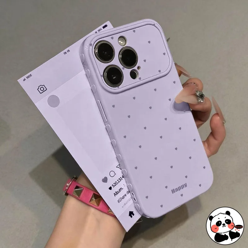 Funda de teléfono con corazón lateral para Vivo Y600 Y500 Y500i Y500S Y300 Y300T Y200 GT Pro Plus Y200i Y200T Y100T Y100i, funda suave