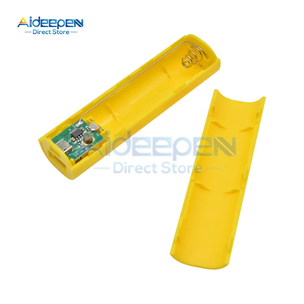 1 * 18650 Чехол для аккумулятора с 1 USB-портами, свободная сварка, держатель для аккумулятора «сделай сам», коробка для хранения, зарядка телефона, аварийное использование