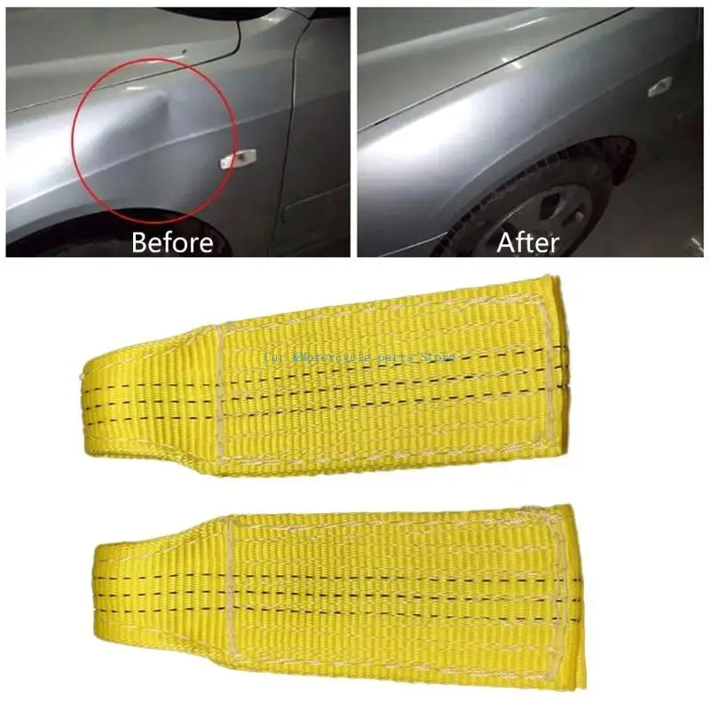 

Y9UC Nylon Belt Roof Hand Dent Repair Tool Window Straps Paint Car Dent Repair Door Belts Accessories