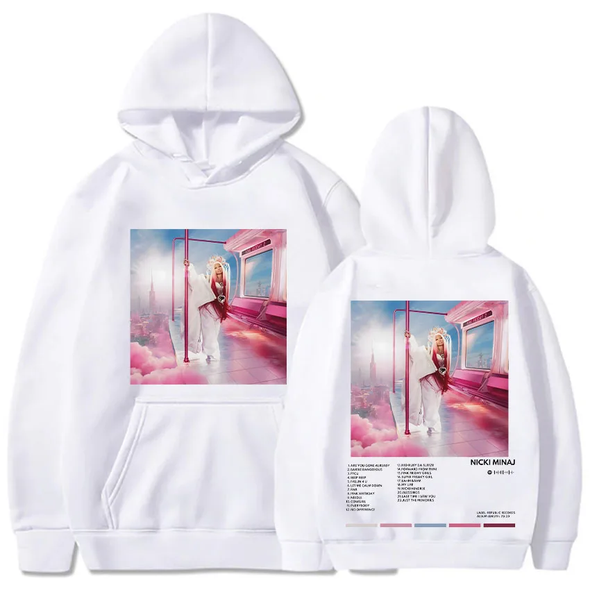 Singer Nicki Minaj Hoodie 2025new Hip Hop Popular Sweatshirt Graphic Printing Unisex Clothing Aldult Sudaderas Con Capucha Hoody