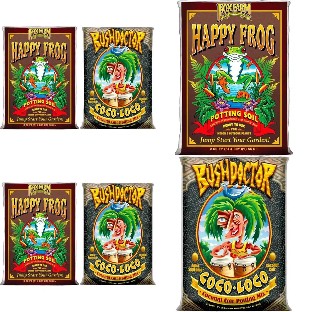 

Premium Potting Soil Bundle - 2 Cubic Feet for Healthy Plant Growth and Gardening