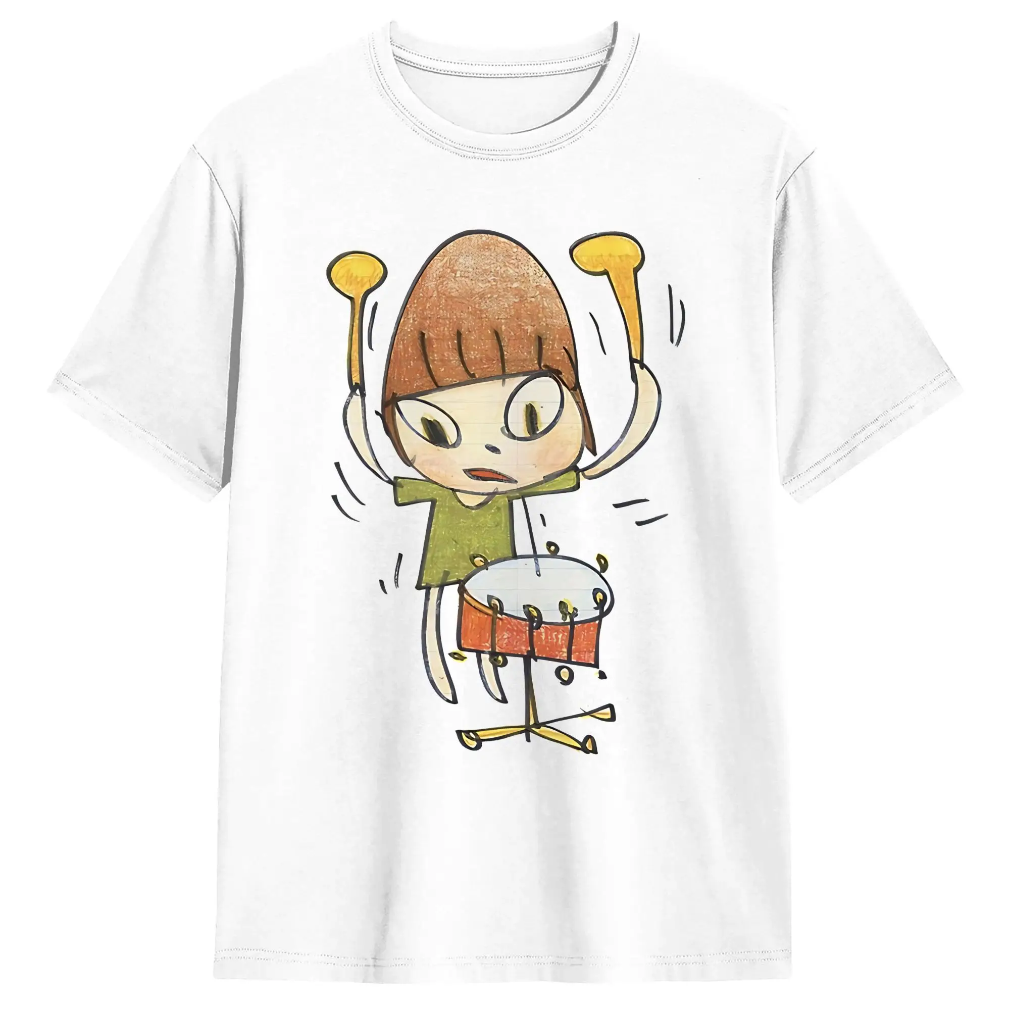 Yoshitomo Nara T-Shirt Men  Y2K Fun T-Shirts Summer O-Neck Novelty Tees Hot Sale Oversized Clothes