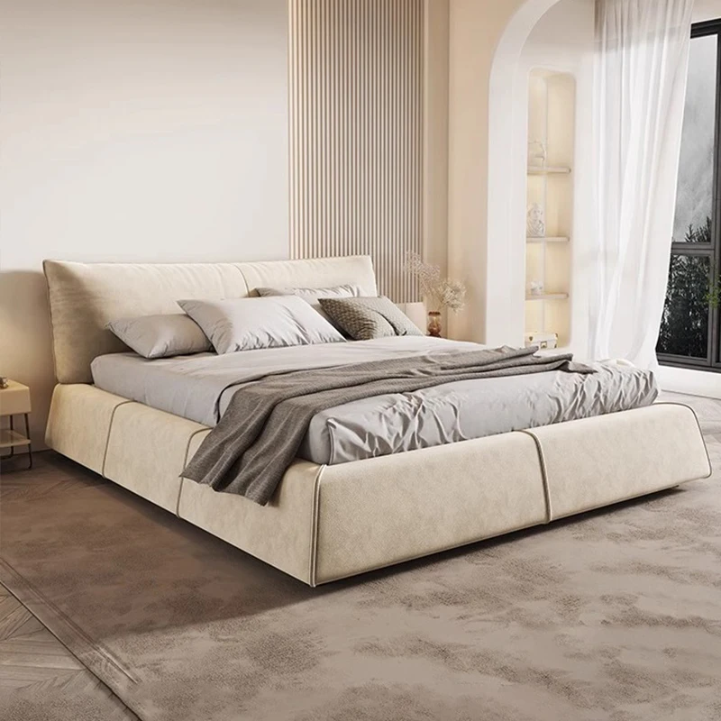 #For luxury latest designer fabric bed high-end modern bedding furniture bedroom popular hotel upholstered king bed frame