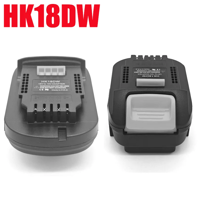 For Hikoki/Hitachi 18V Li-ion Batteries Converted To for DL 18/20V Li-ion Battery Power Tools HK18DW Battery Adapter Converter