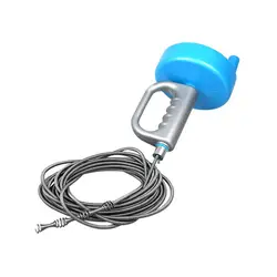 10m  Clog Remover Hook Steel Dredging Cable Sewers Drain Cleaner