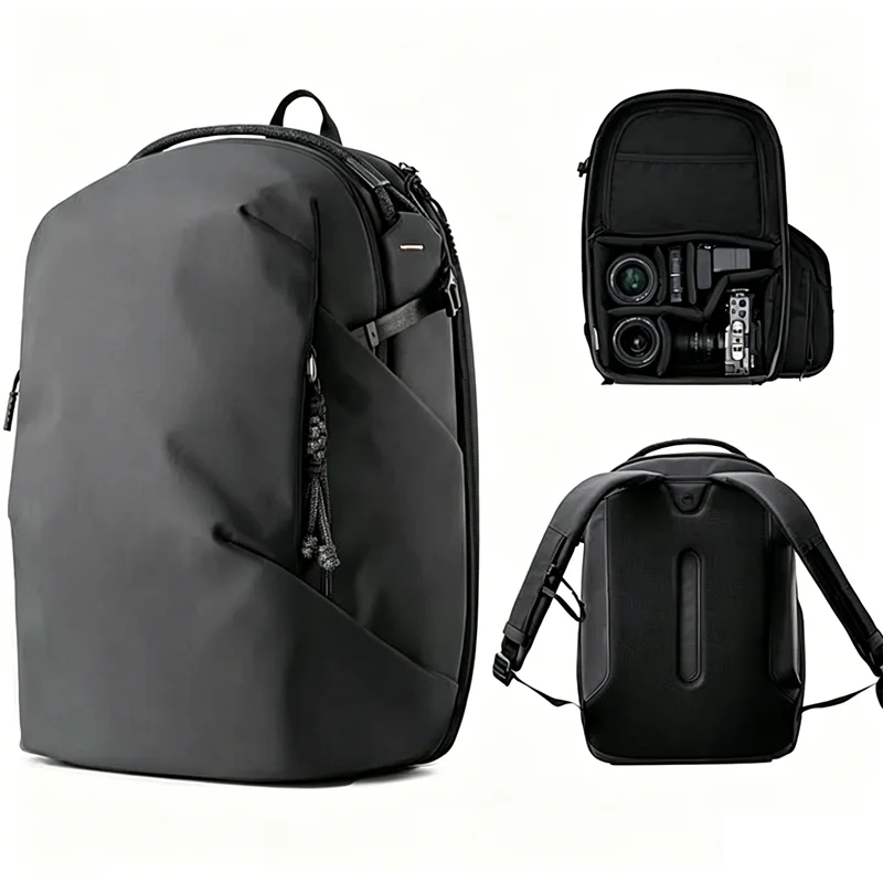 

16-22L Photography Backpack with Double Shoulder Straps, Storage for Digital Devices, Camera, Drone Bag for Creative Shooting