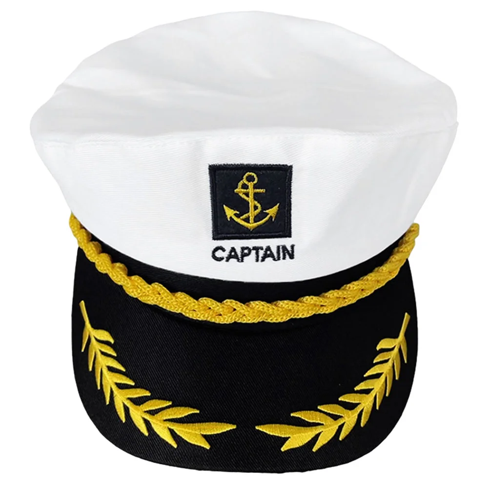 Sailor Hat Adorable Hats Decorative Captain Men Cosplay Rock and Roll for Decoration