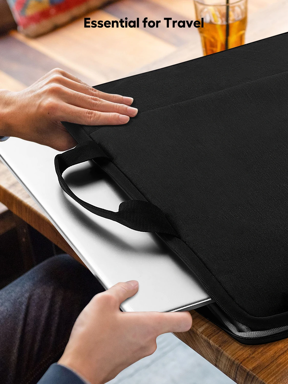 Cdisplay 22 Zoll Laptop-Hülle Tasche langlebige Reise handtasche stoß feste Computer-Schutzhülle mit Griff große Kapazität