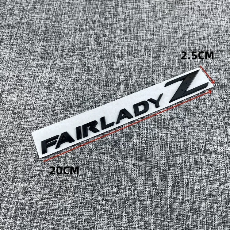 ثلاثية الأبعاد المعادن Fairlady Z350 Z370 سيارة درابزين شعار جذع شارة ملصق لنيسان قاشقاي جوك بولسار سنترا ألتيما شعار الملحقات