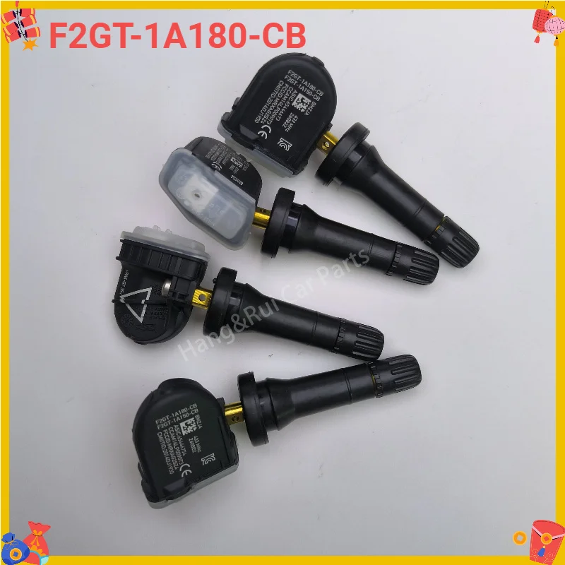 F2GT-1A180-CB 4PCS TPMS Tire Pressure Sensor For Ford F-150 Mondeo 433MHz F2GT1A180CB