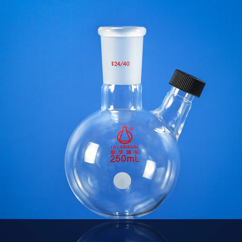 

LH LABWARE Round bottom flask with thermowell with 7# threaded joint, Borosilicate glass, LH-07