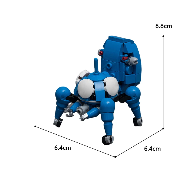 MOC Tachikoma Für Ghost in the Shell Bausteine Kit Intelligente Kampf Fahrzeug Mehca Roboter Bricks Modell Spielzeug DIY Kind geschenke