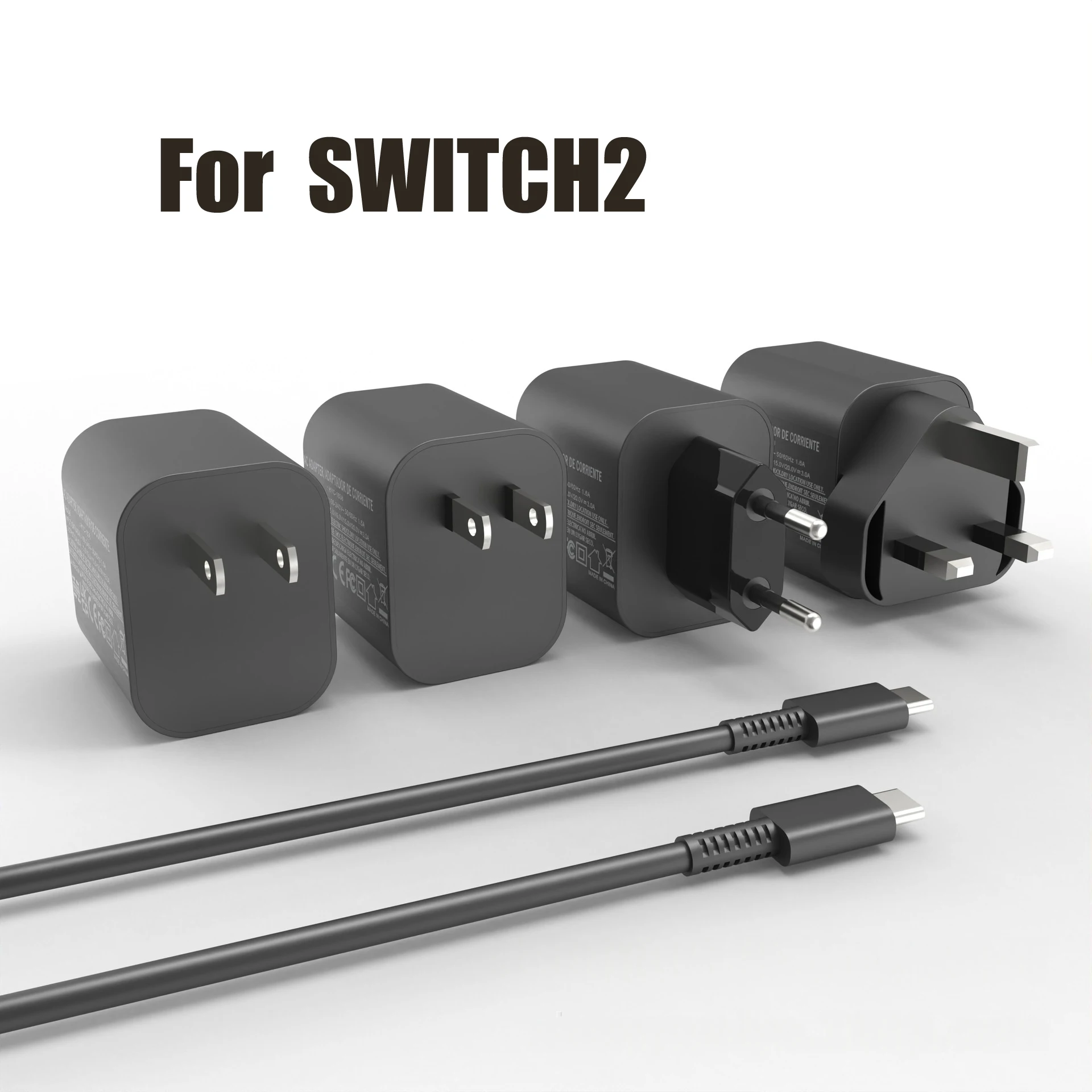 

For SWITCH2 60W Power Adapter Fast Charger for Switch 2 Console OLED Dock