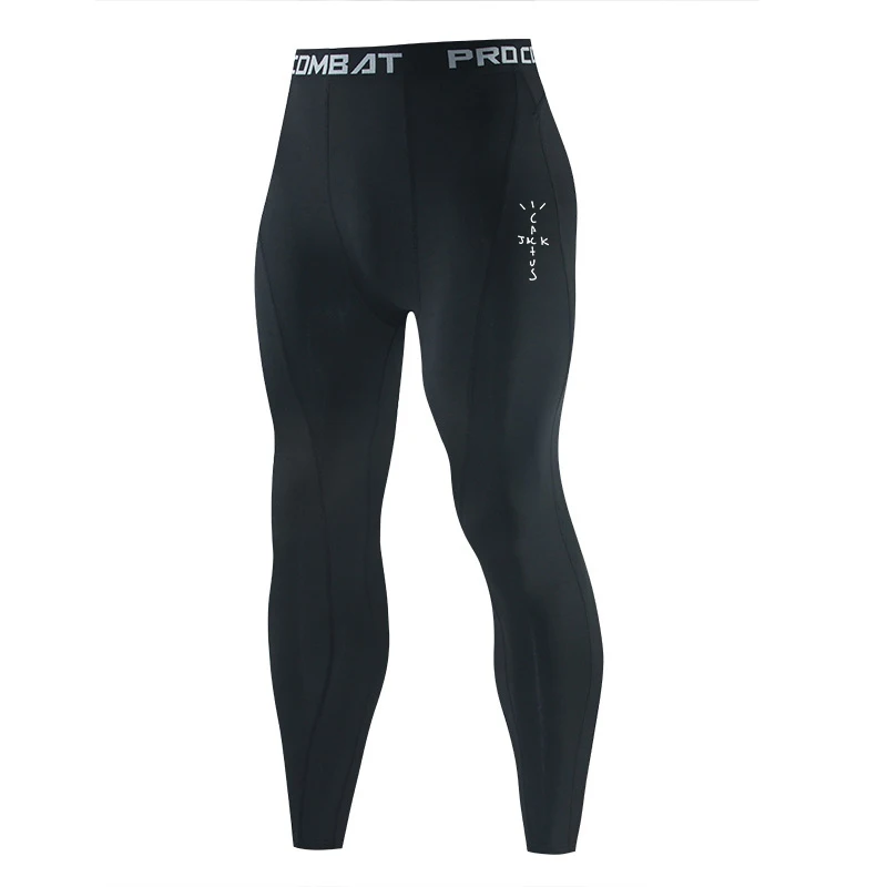 Men Sports Compression Tight Leggings Muscle Training Workout Bottoms Trousers Jogging Dry Yoga Pants Workout Tracksuit view 6
