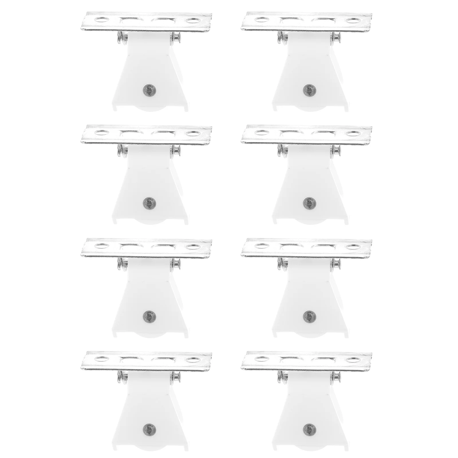 

8 Pcs Roman Shade Lock Shutter Pulley Window Blinds for Home Curtain Accessory Fittings White