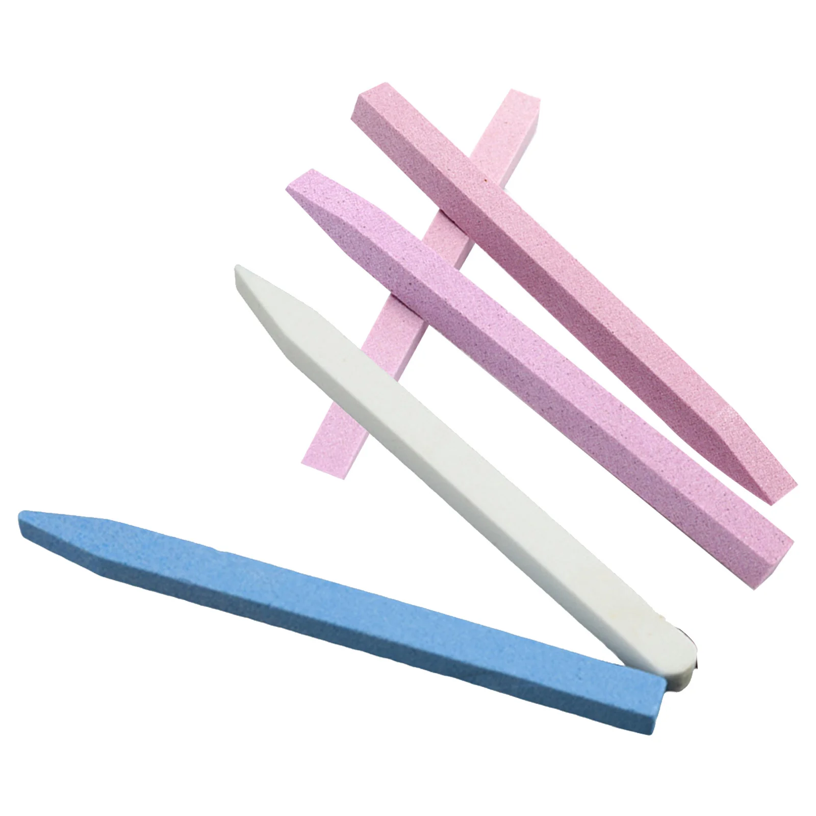 

5Pcs Nail File Pumice Stones V Shape Straight Flat for Manicure Pedicure Nail Salon Tools Buffers for Natural Gel Acrylic Nails