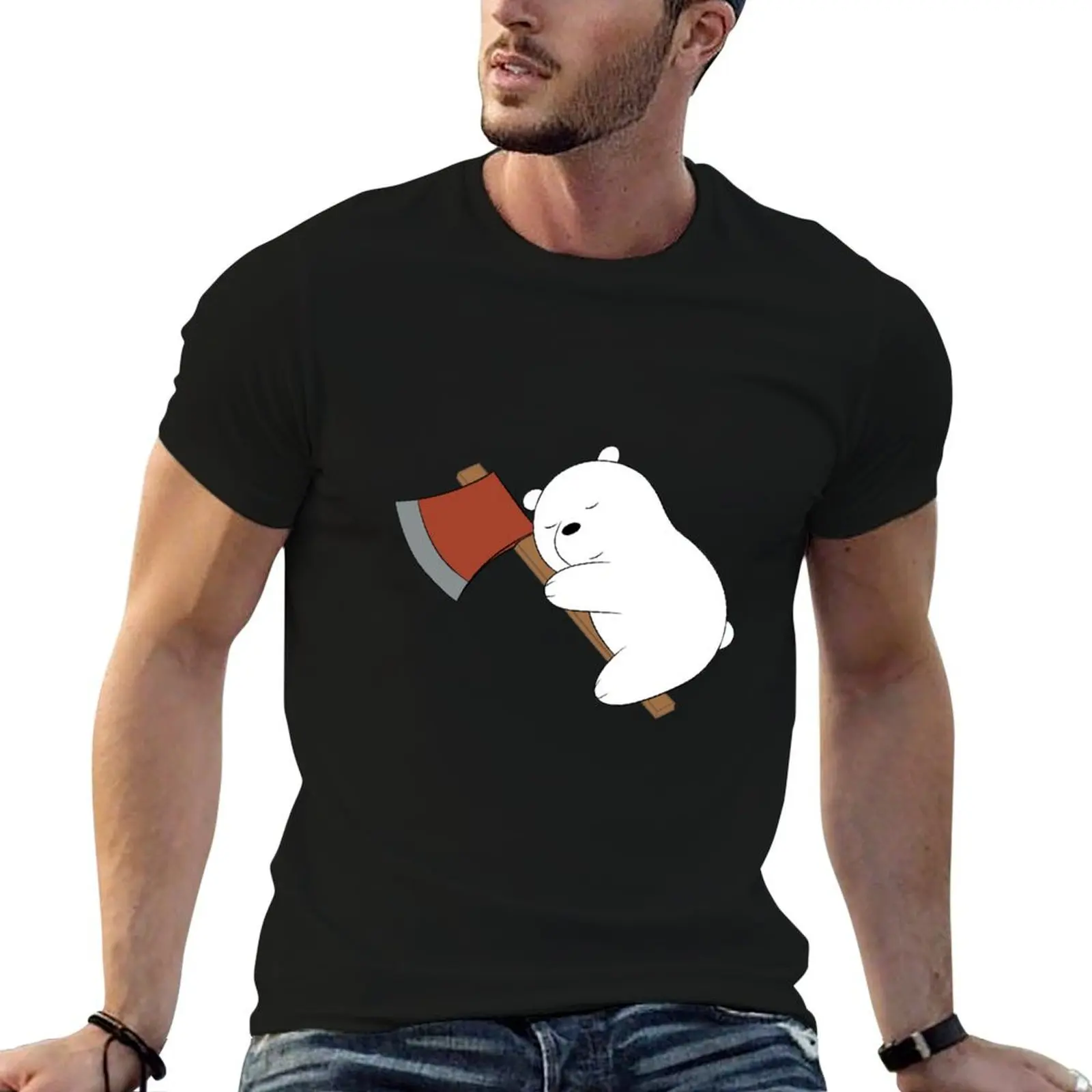 

baby ice bear T-Shirt t shirts for man pack white anime t shirts oversize man t shirt summer T-Shirt