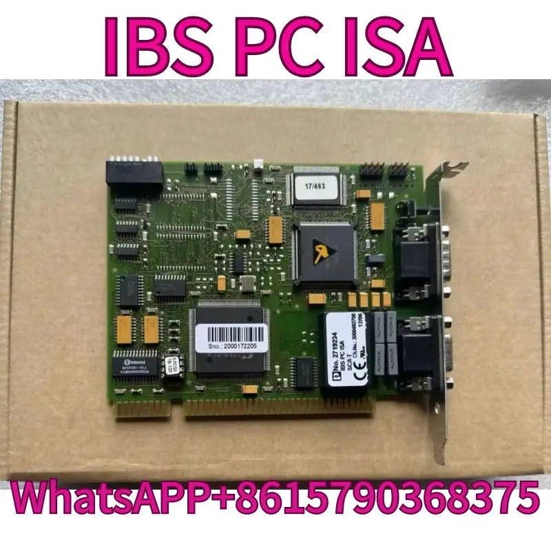 

Used IBS PC ISA SC/I-T contact control card NO.2719234 tested OK and shipped as soon as possible