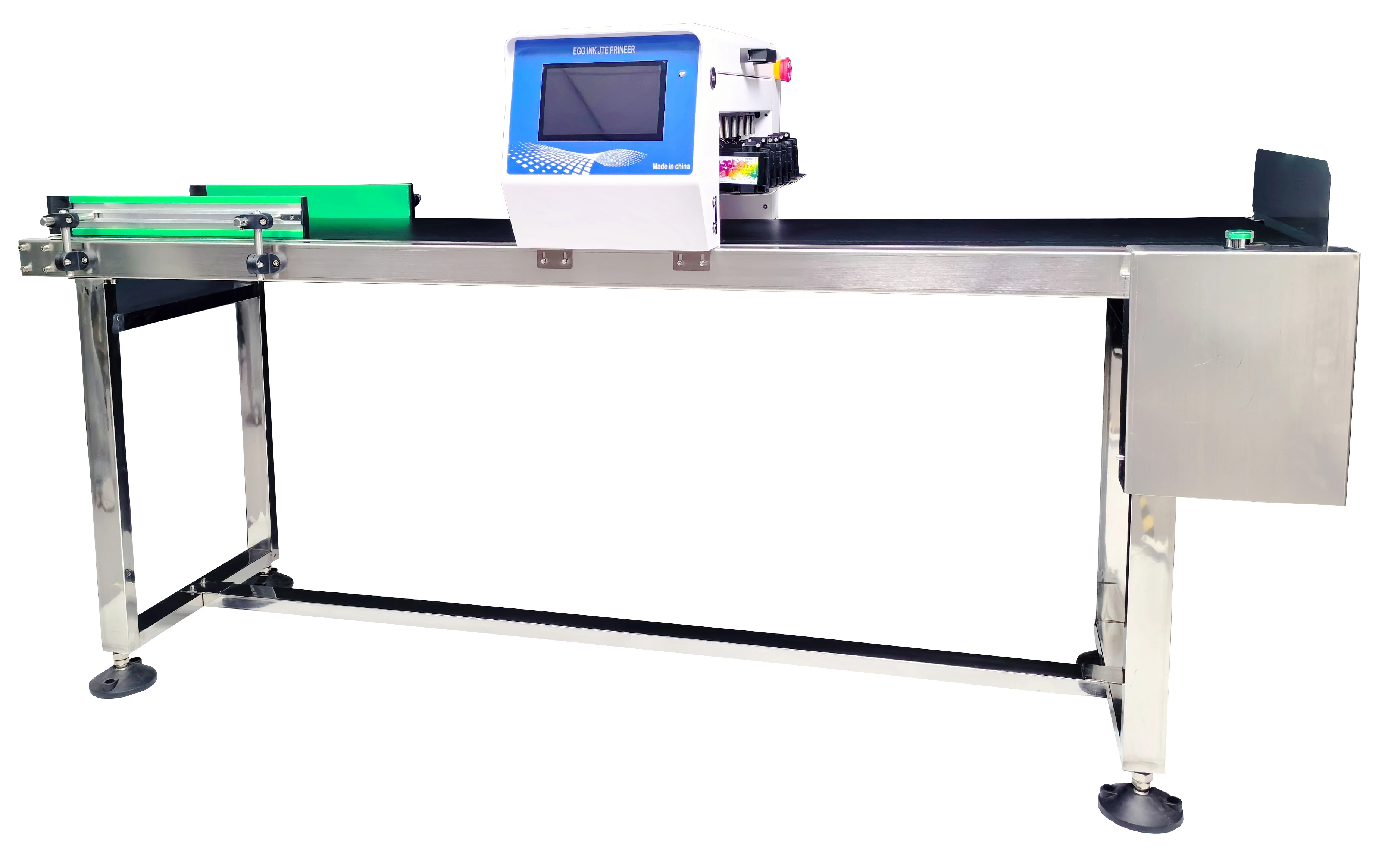 High Resolution Egg Inkjet Equipment Mark Production Information on Eggshell Easy Operation Egg Marking Printer for Egg Industry