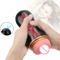 Suction Vibe Men Masturbator Mouth For Blowjob Toy For Adults Machine Masturbating Vagina Simulator Adult Goods For Men Toys