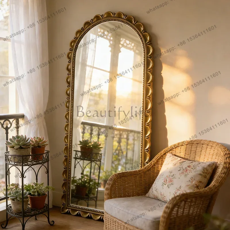 ld Bathroom Bedroom Mirror Funky   Long Men Standing Full Body Items Moving Mirror Modern Espelhos Living Room Decorations