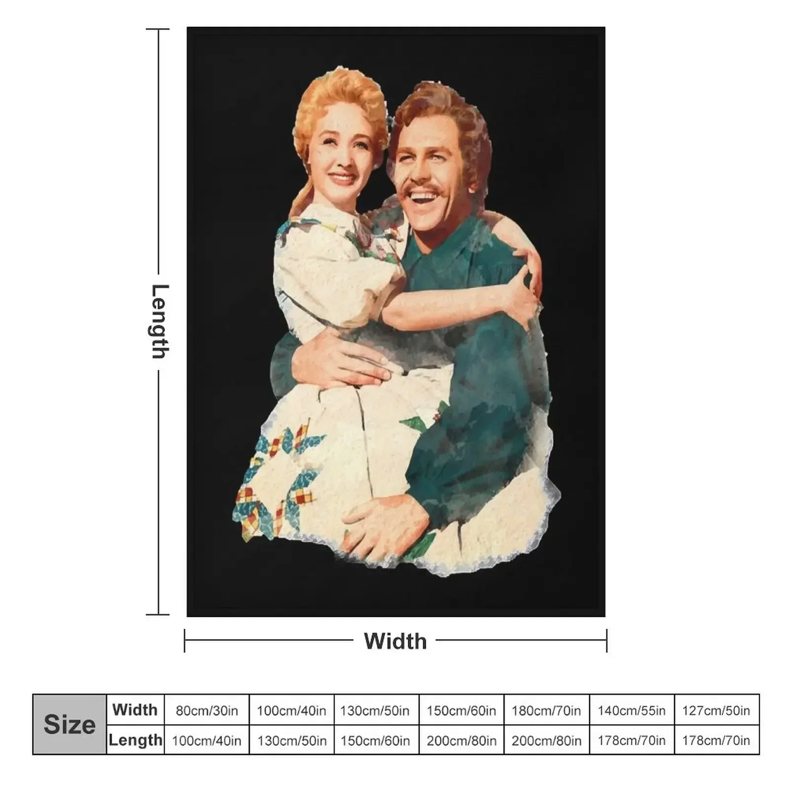 Seven Brides for Seven Brothers Classic Throw Blanket couch cozy soft plush fuzzy picnic outdoor blanket