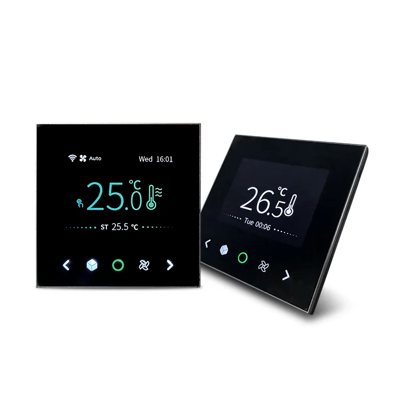 

Ac Smart Thermostat Smart Modbus Rs485 Room Fan Coil Thermostat