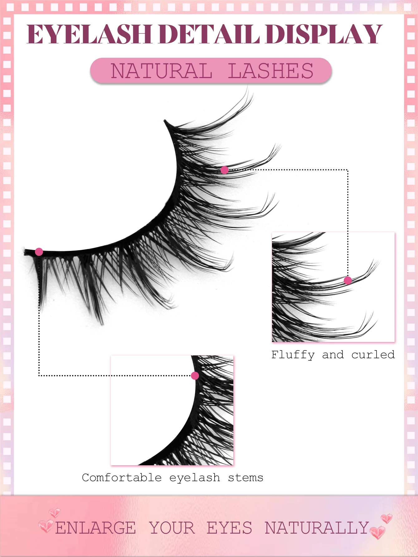 벨트라네이 만화 속눈썹 풍성한 인조 밍크 속눈썹 자연스러운 룩 개별 클러스터처럼 보이는 가짜 속눈썹 메이크업