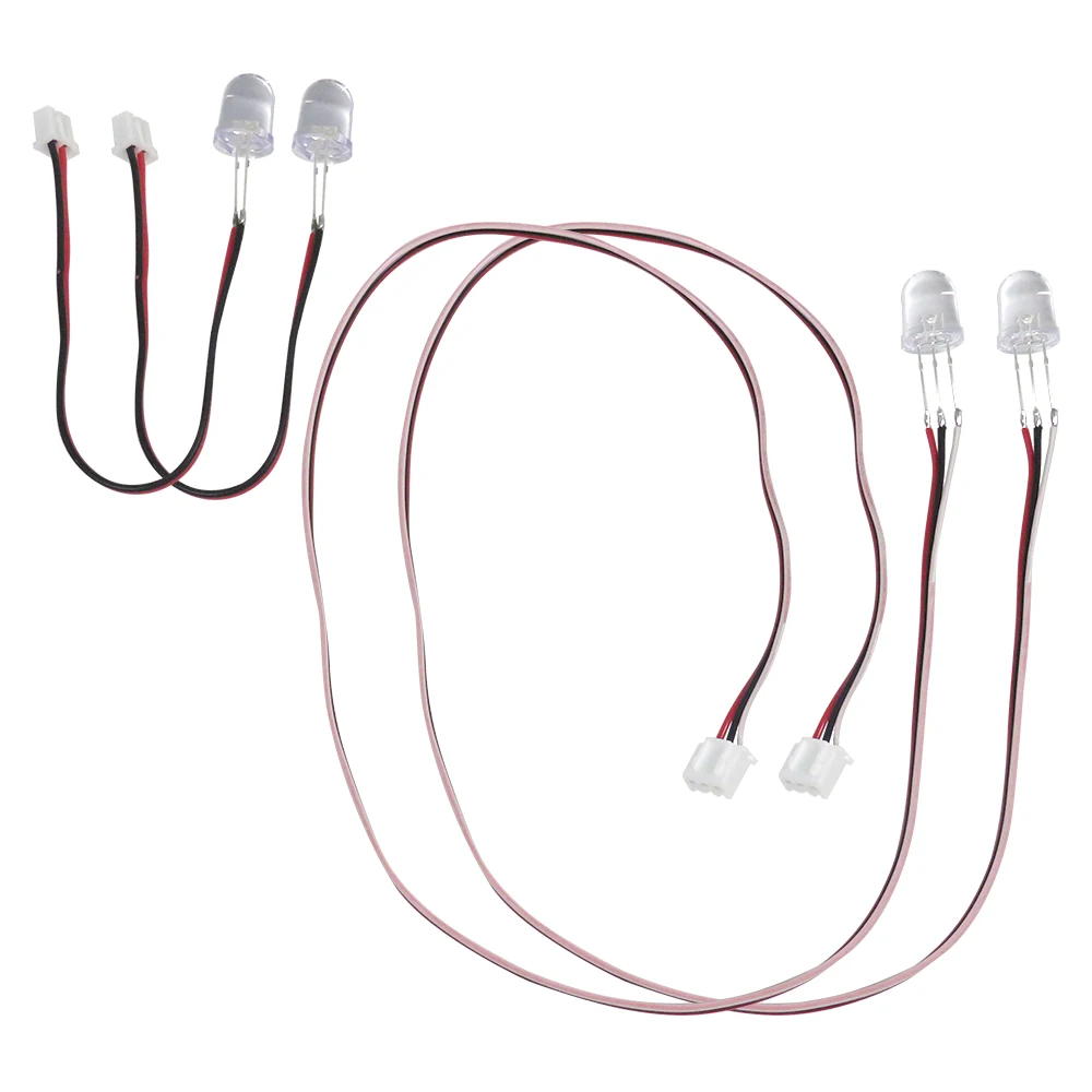 Flytec Offizielles Original V803-08 LED-Licht-Set, Ersatzteile für 4 Tanks, Dual-Antenne, RC Karpfenangeln, Köderboot