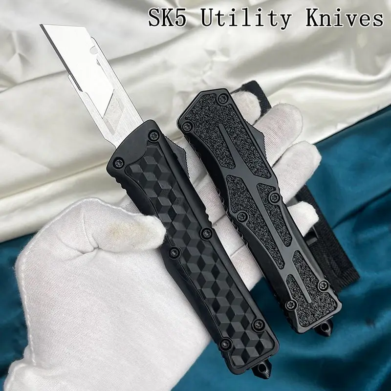 

SK5 Универсальный Нож Сменный Colossus OTF Многофункциональный Инструмент Ручка Резак Открытый Безопасность Ручной Открывалка Для Коробки Уличные Инструменты