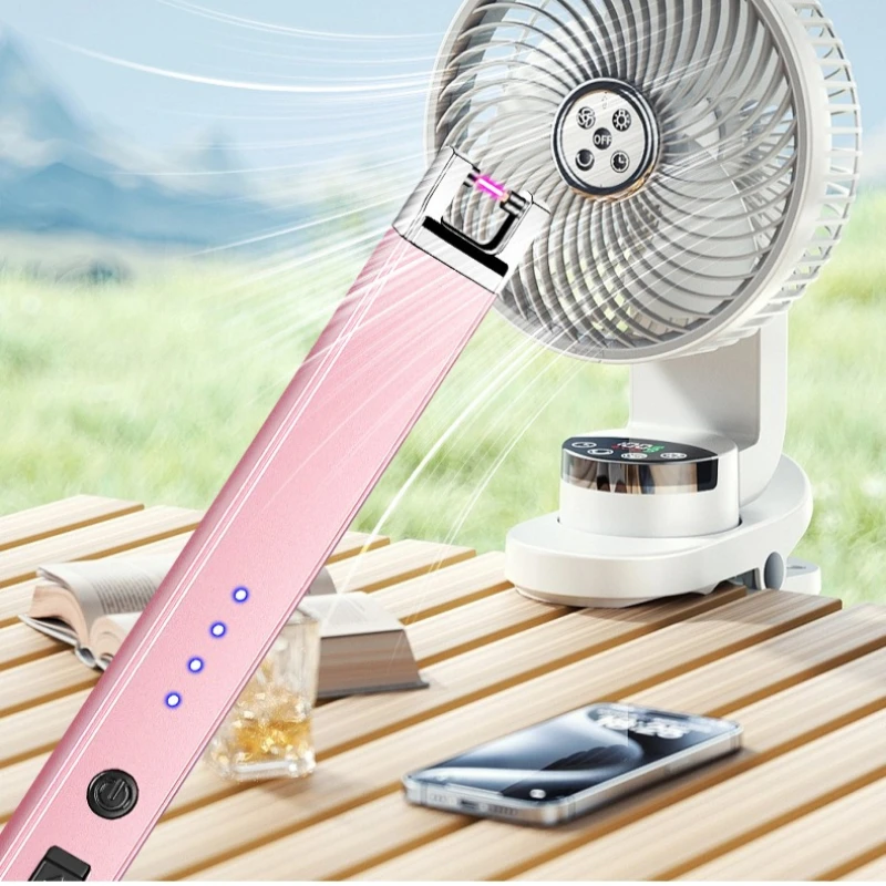 

Electric Arc Ignition Windproof Pulse Flameless Plasma Ignition Candle Lighters USB Rechargeable Lighter Kitchen Outdoor BBQ