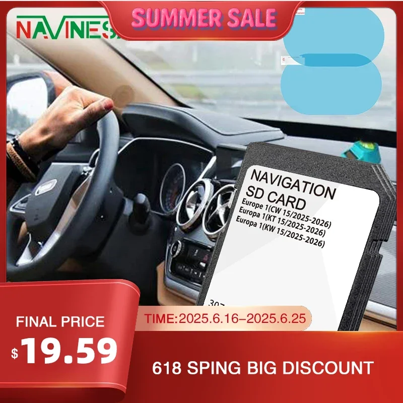 

32 ГБ новая навигационная GPS SD-карта MIB2 A1 2024-2025 для Skoda Sat 5L 0051236 GPS-карта DN Nav