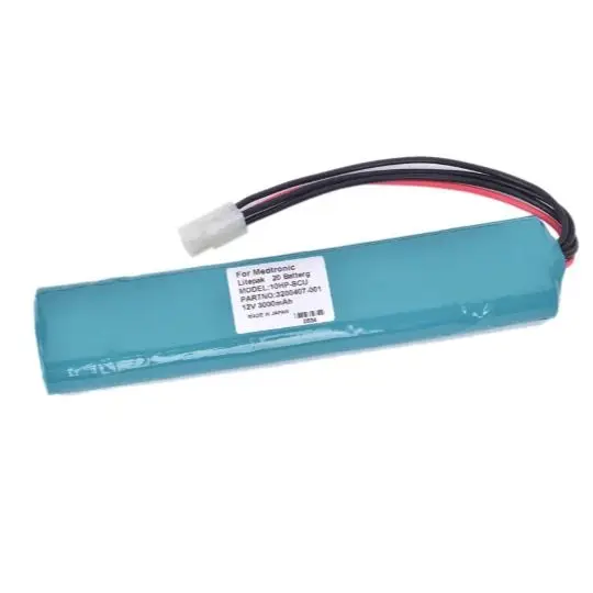 LP20 Replacement Battery for Medtronic LIFEPAK 20 Defibrillator, 12V 3000mAh Ni-MH Battery (Random Blue/Green Color) - Compatibl