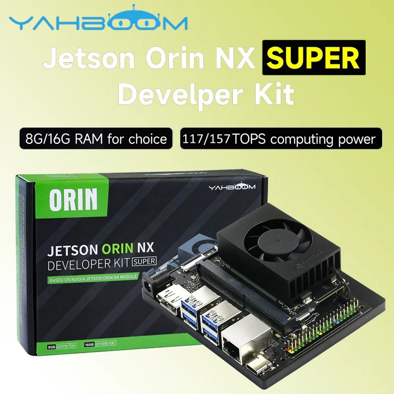 Jetson Orin NX Super Developer Kit Super Version with 117/157TOPS Computing Power For Embedded Edge Systems Deep Learning