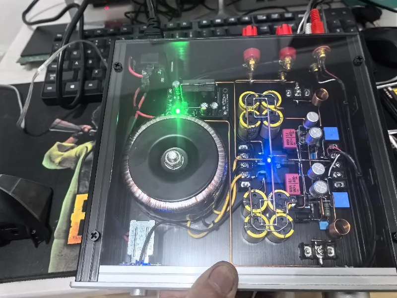 LM1875 Point To Point P2P Amplifier Pure Post Stage HiFi Desktop Audio Power Amp Finished