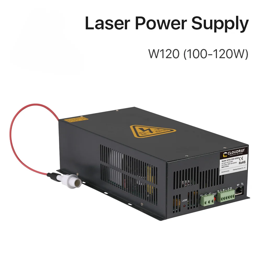 100-120W CO2 Laser Power Supply for CO2 Laser Engraving Cutting Machine W120 T / W Series