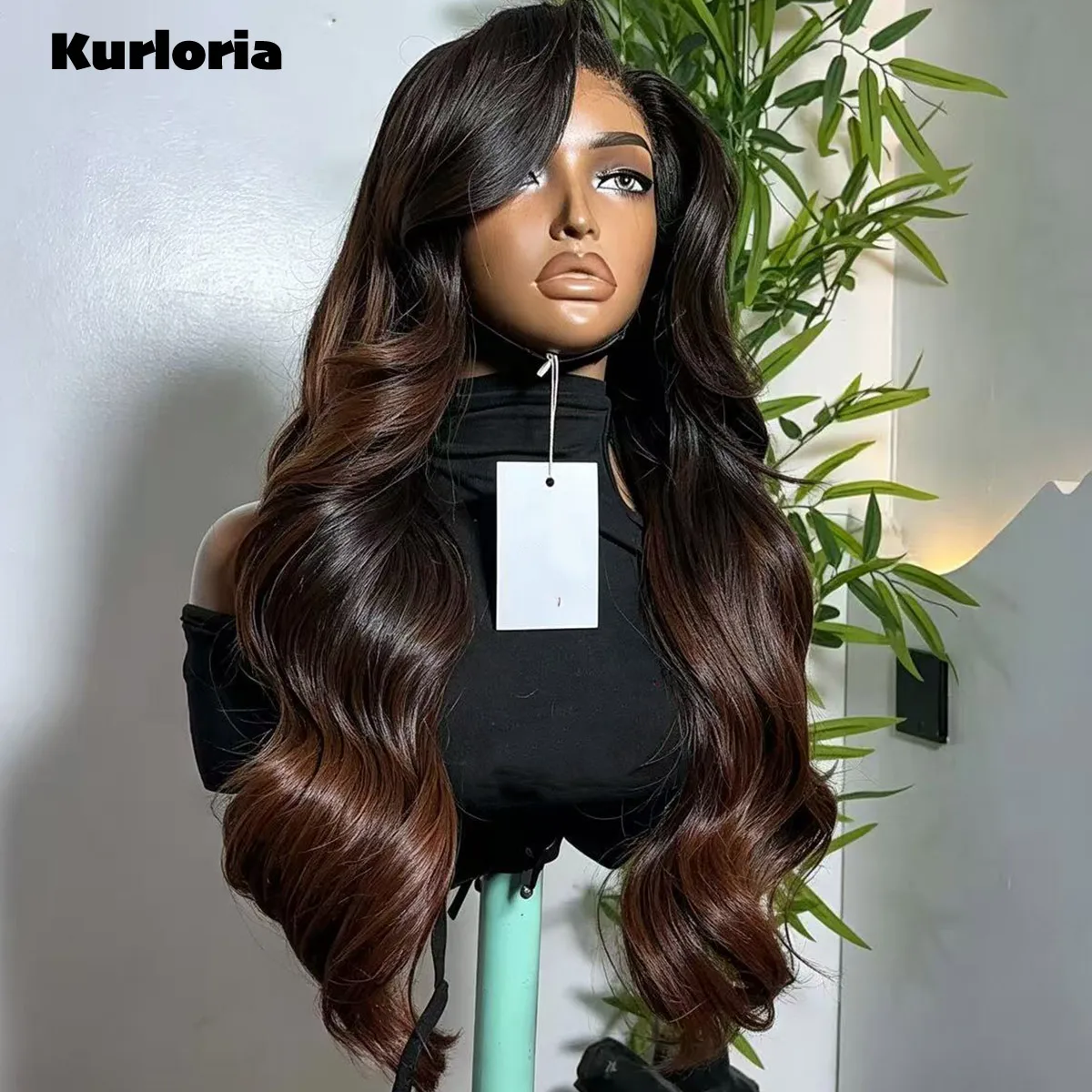 400 Density Highlights Ombre Brown Body Wave Wear and Go Glueless Wig 13x6 13x4 HD Transparent Lace Front Wig 100% Human Hair