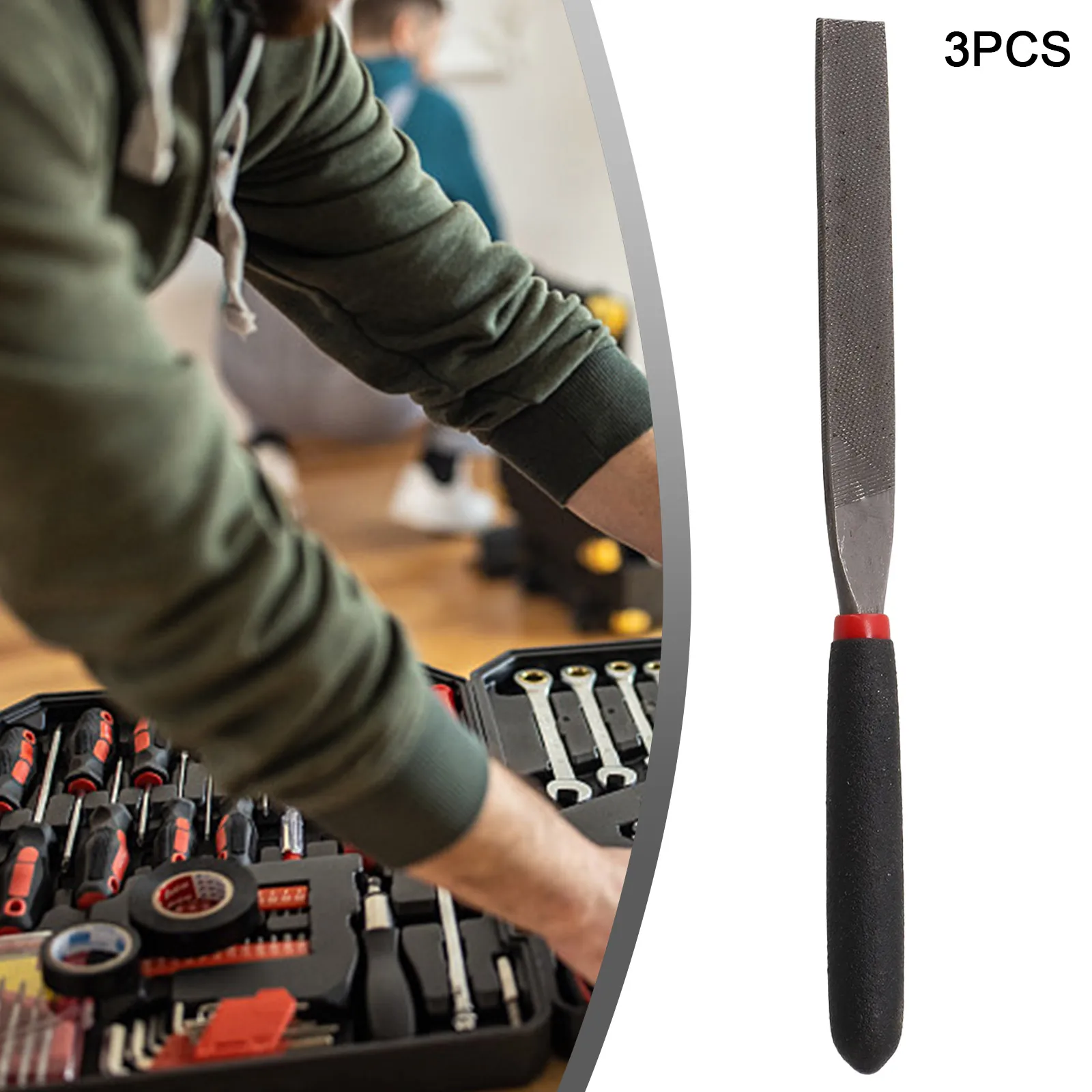 Tool Files 3pcs Craft Flat File For Hardened Steel Metal Carving Needle File Small Steel Files 118mm Exquisite