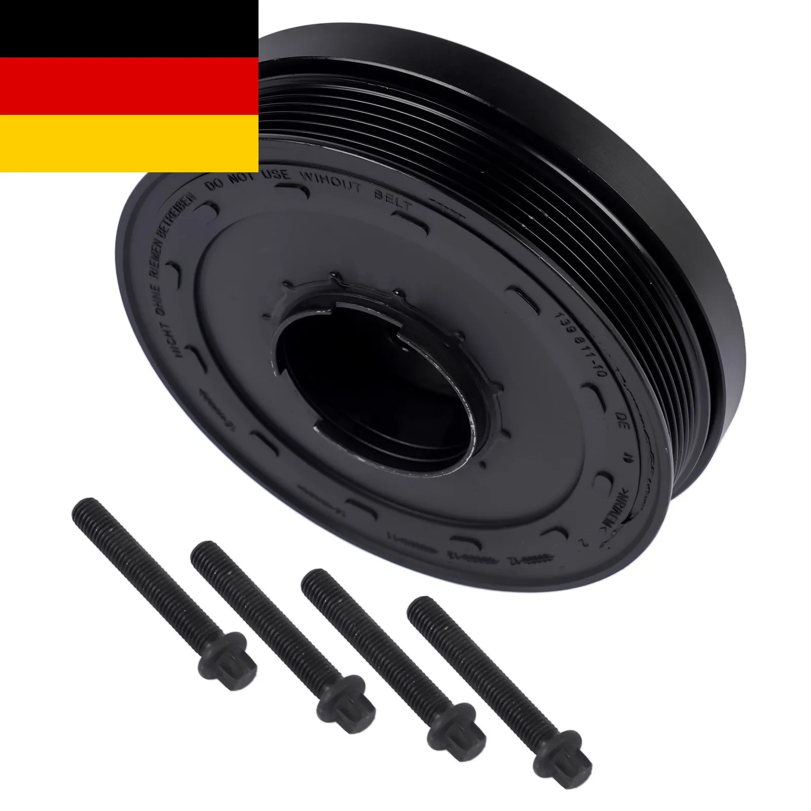Image of AP03 Kurbelwellenscheibe + 4 Schrauben für BMW E81 E91 116D 118D 120D 316D X1 X3